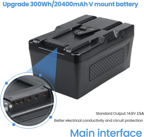 Vista 3 de Batería de montaje en V de 300 Wh(20400 mAh)