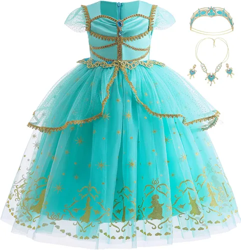 Vista 10 de Princess Costume for Girls Princess Dress Halloween Birthday Party Outfits for Little Kids