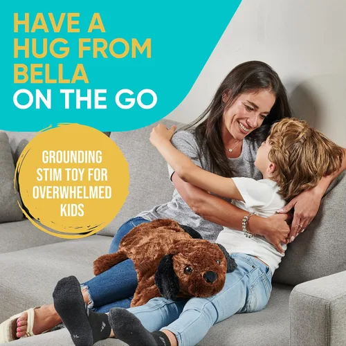 Vista 8 de FRIENDLY CUDDLE Manta con Peso para Regazo para Niños y Adultos – Manta con Peso Bella Kids – ASD, Procesamiento Sensorial Animales de Peluche