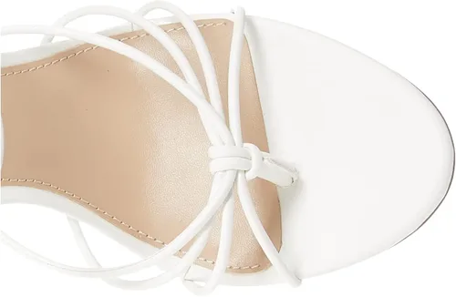 Vista 5 de The Drop Archie - Sandalias de tacón con tiras y cordones para mujer