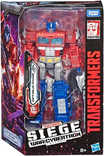 Vista 3 de Transformers Generations War for Cybertron: Siege Voyager Class WFC-S11 Optimus Prime Figura de acción (exclusivo de Amazon)
