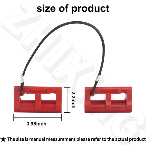 Vista 5 de Bloqueo de Dirección Hidráulica Fuera de Borda de 4" Steer Stop para Remolque/Transporte de Motor Fuera de Borda 1 Par Rojo