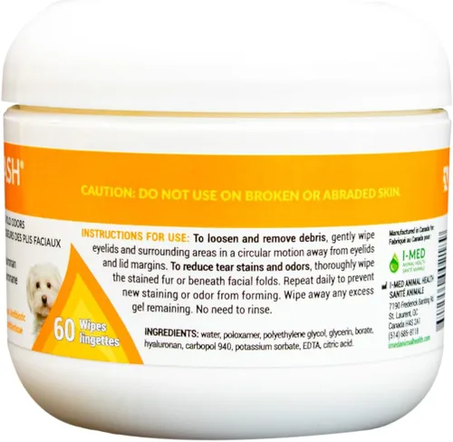 Vista 6 de i-lid 'n Lash Vet Toallitas de higiene, 60 Count por i-med Pharma