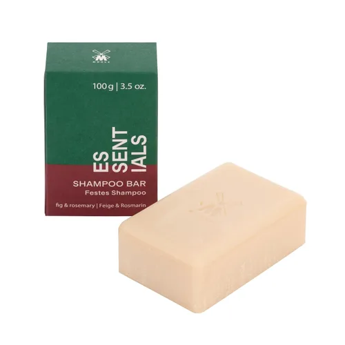 Vista 2 de Muhle Essentials - Barra de champú vegano de higos y romero 3.53 oz
