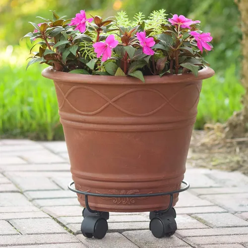 Vista 4 de Arcadia Garden Products 1559 - Carrito para plantas de alta resistencia, pequeño, 10 pulgadas