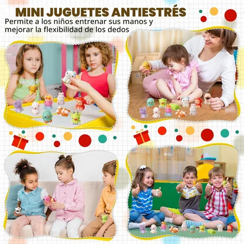 Vista 5 de Halloscume 48 paquetes de juguetes de animales jumbo de levantamiento lento