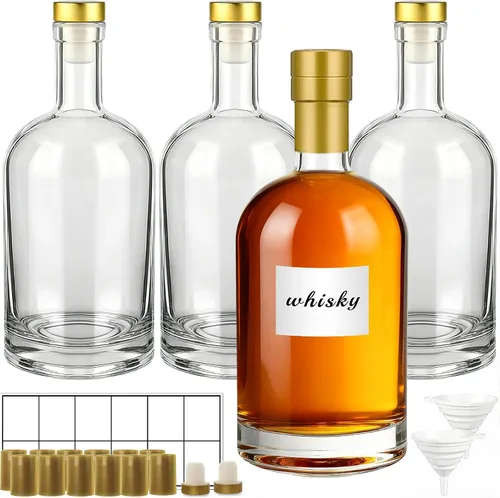 Vista 18 de TBWIND Paquete de 12 botellas de vidrio ámbar de 12 onzas / 12.7 fl oz con 12oz/ 12.7 fl oz