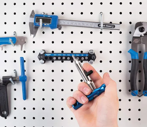 Vista 6 de Park Tool, One Size QTH-1 - Juego de destornilladores de broca de cambio rápido, azul/plateado herramientas manuales para bicicleta