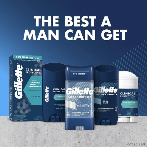 Vista 7 de Gillette Endurance Antitranspirante/desodorante, gel transparente Cool Wave, 3.8 onzas (paquete de 2), el embalaje puede variar