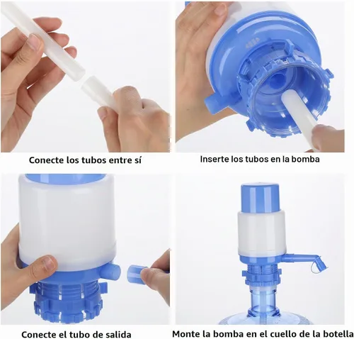 Vista 5 de EDMBG. Bomba de mano para despachador de agua potable. De 5 a 6 galones. Para el hogar y la oficina.