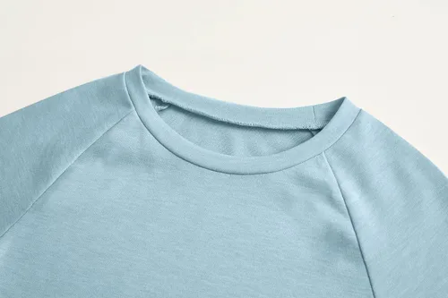 Vista 5 de Apbondy Camisas casuales de manga larga con cuello redondo y rayas sueltas