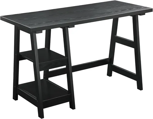 Vista 13 de Escritorio de caballete Convenience Concepts Designs2Go, Madera manufacturada, Blanco
