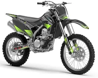 Vista 4 de Kit de base gráfica KLX 230 R Surge Black Senge 2020-2023 compatible con Kawasaki