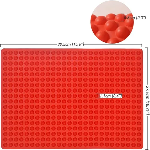 Vista 5 de Newk 468 Cavity Pet Treats Mold - Molde redondo para gotas de chocolate y golosinas para perros