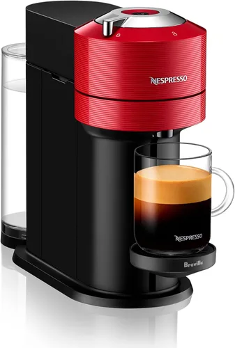 Vista 12 de Nespresso Vertuo Next Cafetera de café y espresso de Breville, con espumador de leche Aeroccino, gris claro
