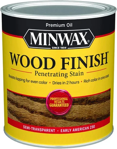Vista 24 de Minwax 700494444 Acabado de madera, Miel, 1 cuarto de galón