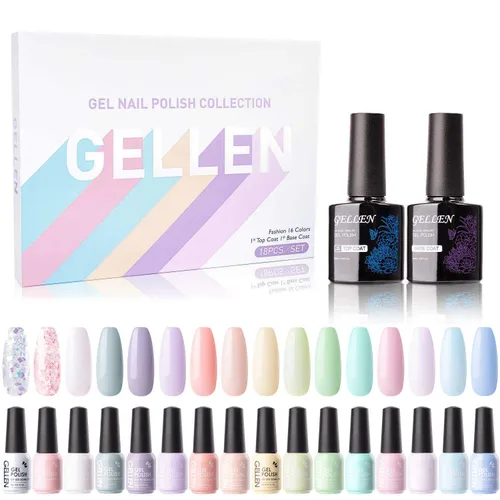 Vista 10 de Gellen Gel de pegamento de uñas sólido para puntas de uñas postizas, gran capacidad de 0.51 oz (15 g) en gel de pegamento de uñas acrílico sólido
