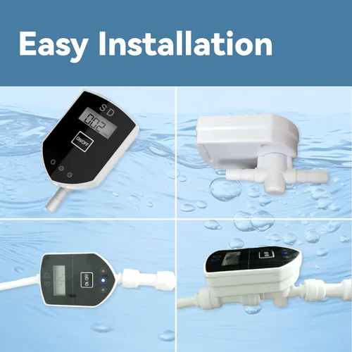 Vista 2 de Medidor TDS en línea Medidor digital de agua, monitor de calidad de agua pequeño preciso y confiable ideal para agua potable, hidroponía, medición