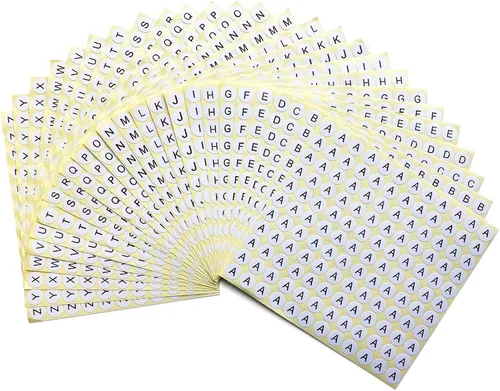 Vista 29 de dealzEpic - Etiquetas adhesivas de papel en blanco writable - 13x38mm