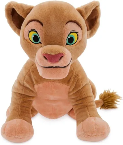 Vista 24 de Disney Store Juguete oficial de ángel mediano suave para niños, personaje de peluche con textura mullida y detalles bordados, orejas flexibles
