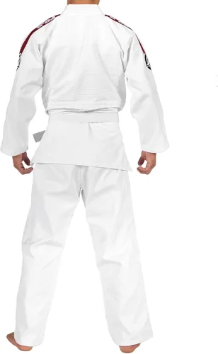 Vista 3 de FUJI Single Weave Training Judo Gi Uniform - Kids & Adults Cotton Training Gi for Judo and Karate