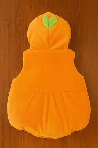 Vista 3 de stylesilove Disfraz de calabaza de forro polar para niños pequeños de Halloween