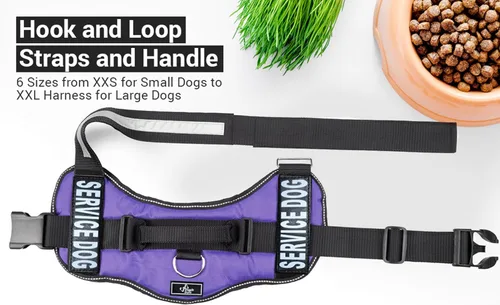 Vista 5 de Arnés del perro, chaleco reflectante, viene con 2 parches de velcro para perro Medir el perro antes de ordenar, Negro Adjustable, Comfortable