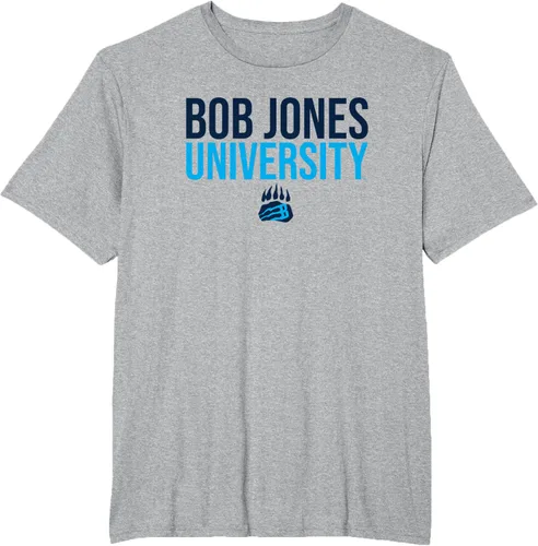 Vista 14 de Bob Jones University Camiseta apilada Bruins, Gris