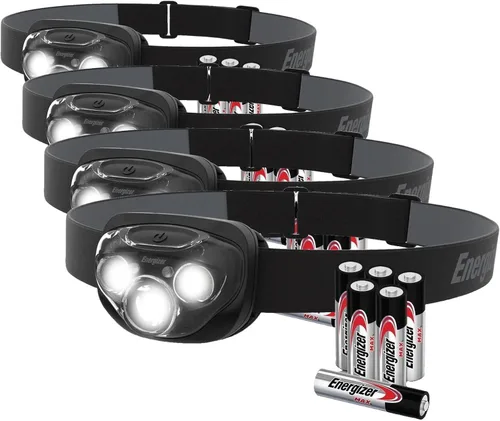 Vista 10 de Energizer Linterna frontal LED PRO (paquete de 2), linternas frontales resistentes al agua IPX4, linterna frontal de alto rendimiento