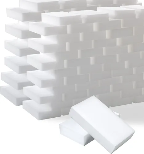 Vista 8 de Trendbox Paquete de 50 esponjas de melamina mágicas de limpieza en espuma de melamina a granel para platos, esponjas borradoras para limpieza