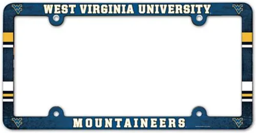 Vista 32 de NCAA Placa de vehículo con marco a todo