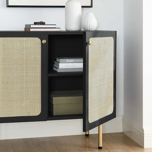 Vista 2 de Modway EEI-6200-BLK Chaucer Accent Armario, negro