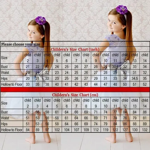 Vista 6 de Vestidos de encaje de tul para niña de flores para fiesta de boda, vestido de baile de graduación para niños GZY230