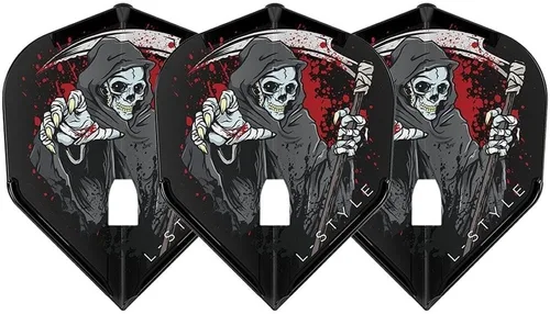 Vista 20 de L-style L3 Shape (Small Standard) PRO Molded Dart Flights – Champagne Ring Compatible – for Soft Tip & Steel Tip Darts