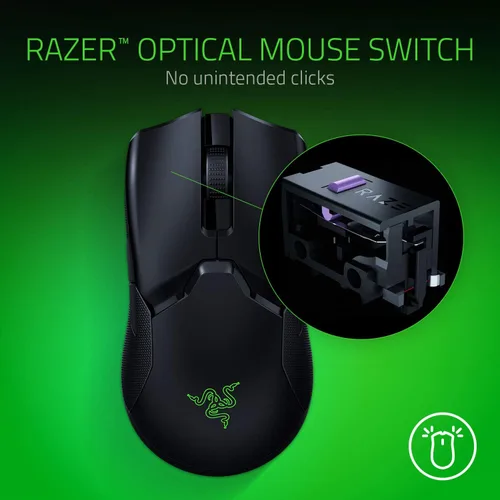 Vista 6 de Razer Viper Ultimate Hyperspeed - Mouse inalámbrico para juegos y base de carga RGB (renovado)