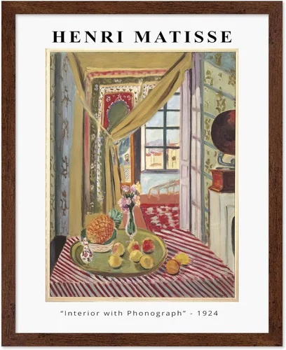 Vista 11 de Poster Master Póster Vintage de Henri Matisse – Impresión Retro de Fauvismo – Regalo para Artista, Inauguración de Casa – La Ventana, Maceta