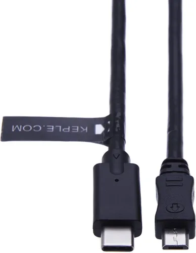 Vista 3 de Keple Cable micro USB a tipo C, adaptador de cable de carga USB C a micro USB compatible con controladores de juegos PS4, PS3, Xbox One, One S, One
