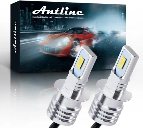 Vista 15 de Antline Bombilla LED H1 súper brillante, versión 3570 CSP-Chips LED antiniebla, repuesto DRL (paquete de 2)