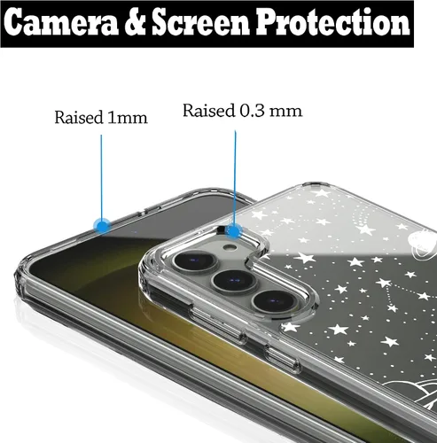 Vista 5 de RANZ Funda para Galaxy S23 Plus, serie antiarañazos, a prueba de golpes, funda protectora de policarbonato duro y TPU para Samsung Galaxy S23 Plus