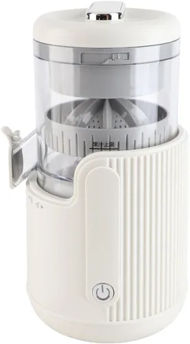 Vista 3 de CHICIRIS Exprimidor eléctrico recargable por USB, extractor de jugo, motor de 360 grados para limón naranja cítrico DC7.4V, boquilla a prueba