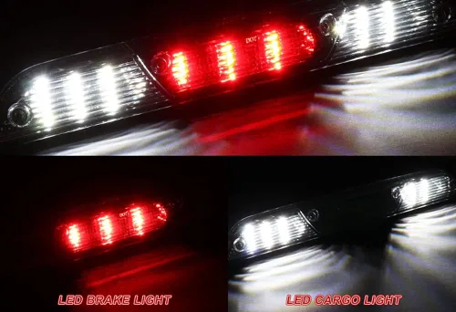 Vista 2 de Luz de freno trasera de montaje central en el techo, luz LED de tercera luz de freno de montaje alto compatible con Ford F-150 2015 - 2020 / Ford