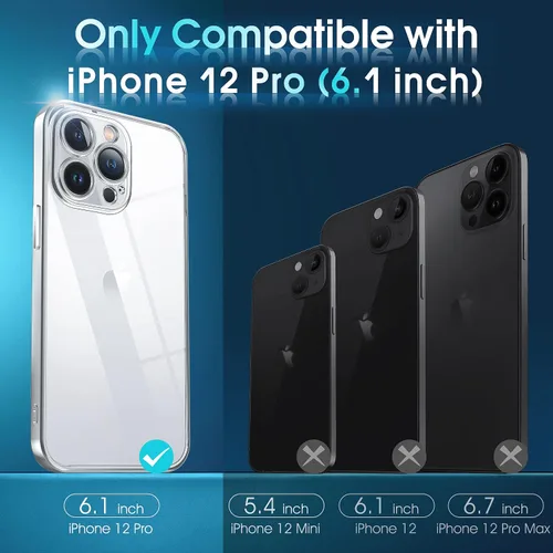 Vista 265 de Supdeal Funda cristalina transparente para iPhone 11, [No se amarillea] [Protección de la cámara] [Probado contra caídas de grado militar] Funda