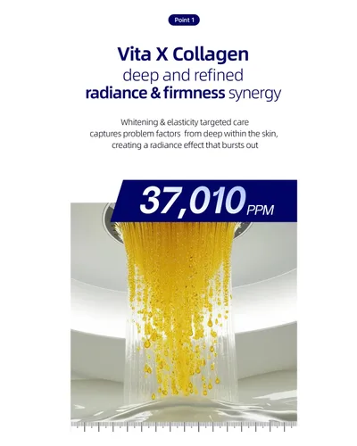 Vista 6 de Vita Gel Hydro Mascarilla facial 5 unidades, brillo brillante y tono de piel uniforme, mascarilla de gel coreano con vitamina C+E, hidratante