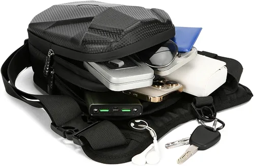Vista 8 de Motorcycle Waist Leg Bag Multifunction Pack Splashproof Hip Thigh Bag for Cycling Hiking Climbing