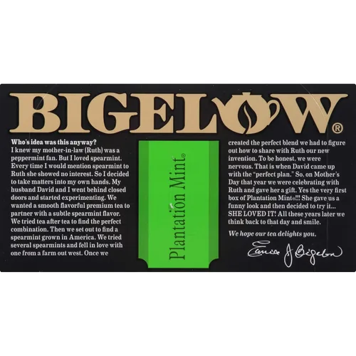 Vista 3 de Bigelow Tea Perfectly Mint - Té negro (paquete de 6) y té de hierbas Medley de menta (paquete de 6)