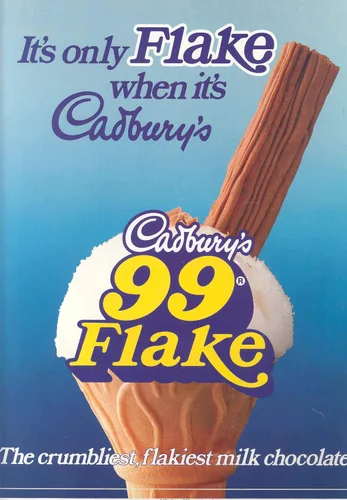 Vista 5 de Cadbury Flake 99 para helados y uso culinario. 1 caja de 144 barras.