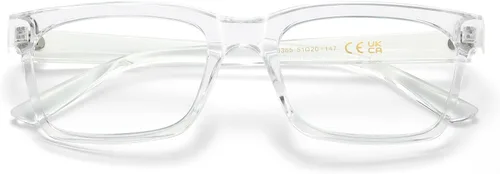 Vista 7 de kimorn Lentes de bloqueo de luz azul, antifatiga ocular y protección UV, lentes de marco rectangular para mujeres y hombres