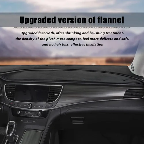 Vista 2 de Cubierta de franela para salpicadero, antideslizante, compatible con Chevrolet Captiva Sport 2006-2016
