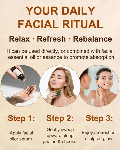 Vista 5 de Lymphatic Contour Face Brush,Lymphatic Drainage Brush with Super Soft Bristles,Lymphatic Face Brush to Reduce Puffiness & Define Jawline,Face