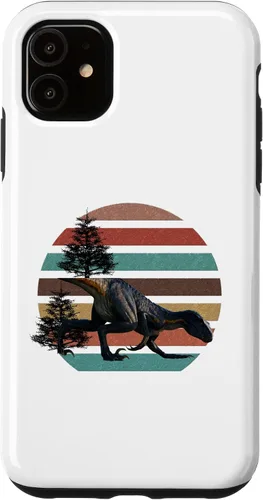 Vista 6 de Funda para iPhone 12 Mini Giganotosaurus Retro T Rex dinosaurio prehistórico para el día del padre